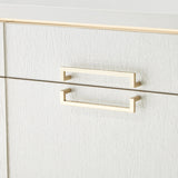Palm Gate Cloud White Media Cabinet from Michael Amini - Luna Furniture
