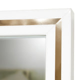Palm Gate Cloud White Wall Mirror from Michael Amini - Luna Furniture