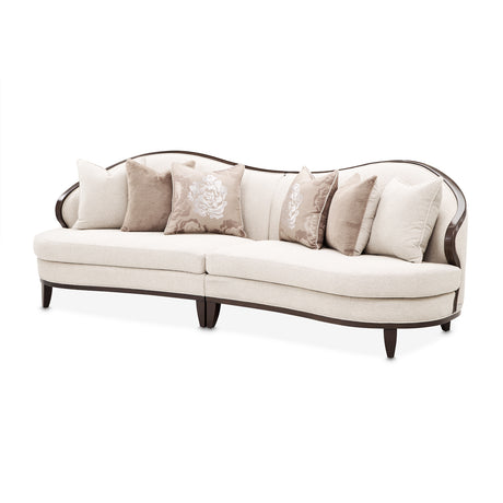 Camellia Field Pecan Warm Pecan Camellia Field 2 Piece Sofa Linen Warm Pecan from Michael Amini - Luna Furniture