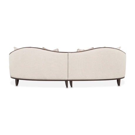 Camellia Field Pecan Warm Pecan Camellia Field 2 Piece Sofa Linen Warm Pecan from Michael Amini - Luna Furniture