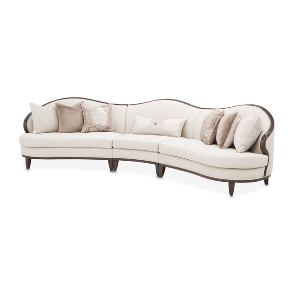 Camellia Field Pecan Warm Pecan Camellia Field 3 Piece Sofa Linen Warm Pecan