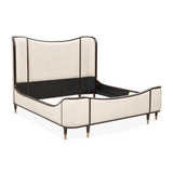 Camellia Field Pecan Warm Pecan Camellia Field Upholstered Queen Bed - Warm Pecan from Michael Amini - Luna Furniture