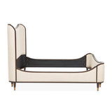 Camellia Field Pecan Warm Pecan Camellia Field Upholstered Queen Bed - Warm Pecan from Michael Amini - Luna Furniture