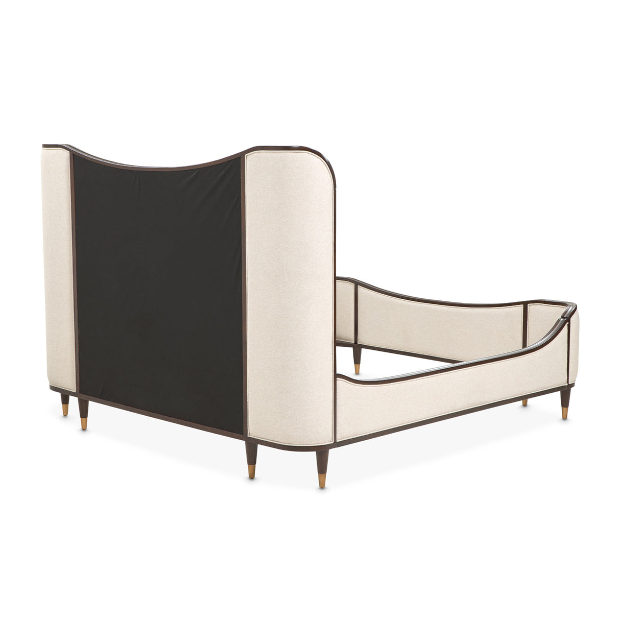 Camellia Field Pecan Warm Pecan Camellia Field Upholstered Queen Bed - Warm Pecan from Michael Amini - Luna Furniture