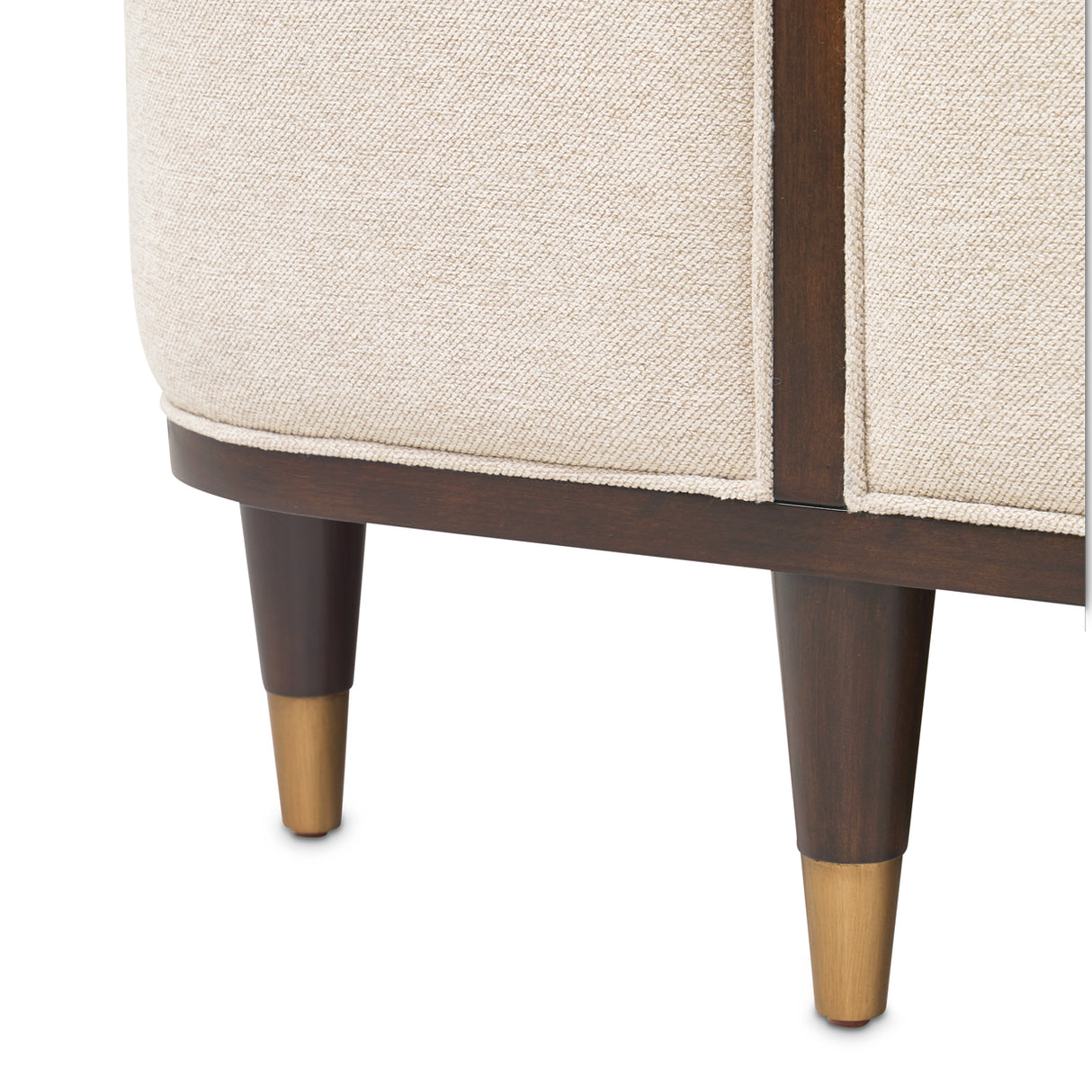 Camellia Field Pecan Warm Pecan Camellia Field Upholstered Queen Bed - Warm Pecan from Michael Amini - Luna Furniture