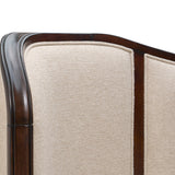 Camellia Field Pecan Warm Pecan Camellia Field Upholstered Queen Bed - Warm Pecan from Michael Amini - Luna Furniture