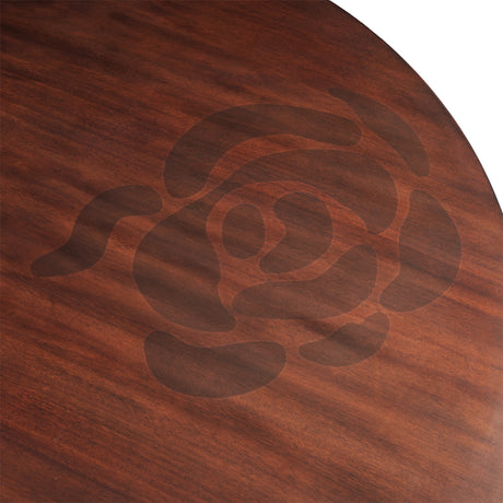 Camellia Field Pecan Warm Pecan Round Dining Table from Michael Amini - Luna Furniture