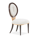 Camellia Field Pecan Warm Pecan Dining Side Chair from Michael Amini - Luna Furniture