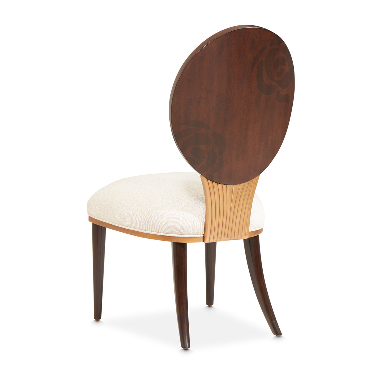 Camellia Field Pecan Warm Pecan Dining Side Chair from Michael Amini - Luna Furniture