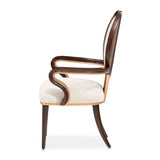 Camellia Field Pecan Warm Pecan Camellia Field Arm Chair Warm Pecan from Michael Amini - Luna Furniture