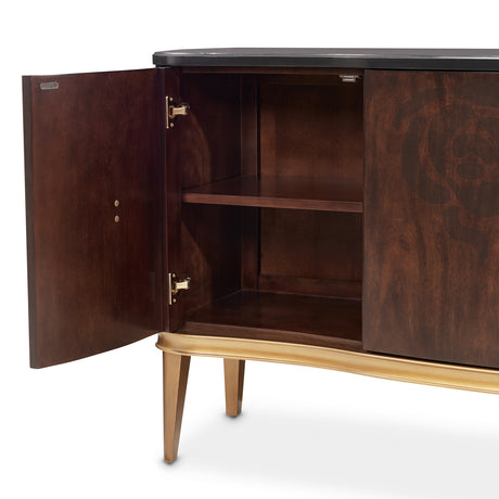 Camellia Field Pecan Warm Pecan Camellia Field Sideboard Warm Pecan from Michael Amini - Luna Furniture