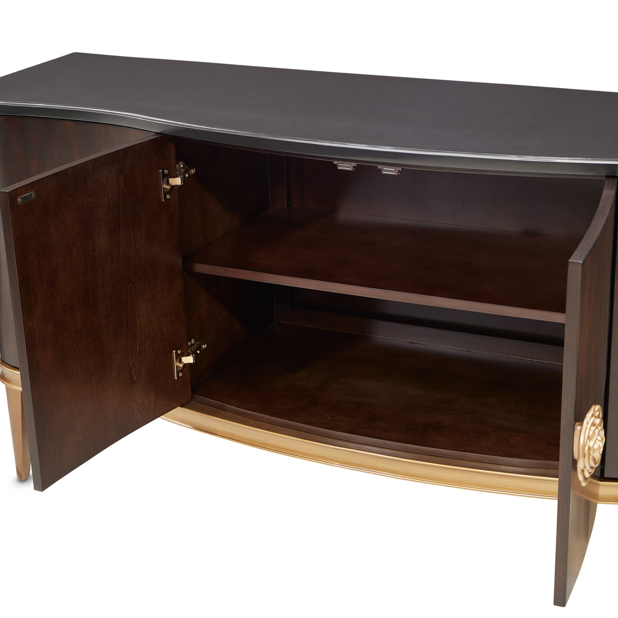 Camellia Field Pecan Warm Pecan Camellia Field Sideboard Warm Pecan from Michael Amini - Luna Furniture