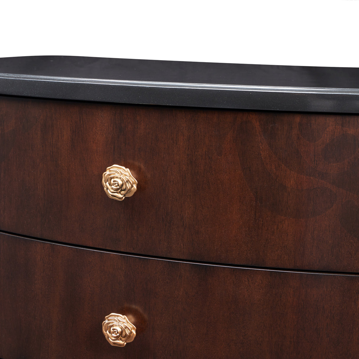 Camellia Field Pecan Warm Pecan Camellia Field Nightstand Warm Pecan from Michael Amini - Luna Furniture