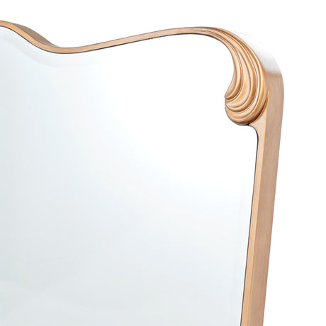 Camellia Field Pecan Warm Pecan Camellia Field Dresser Mirror Warm Pecan from Michael Amini - Luna Furniture
