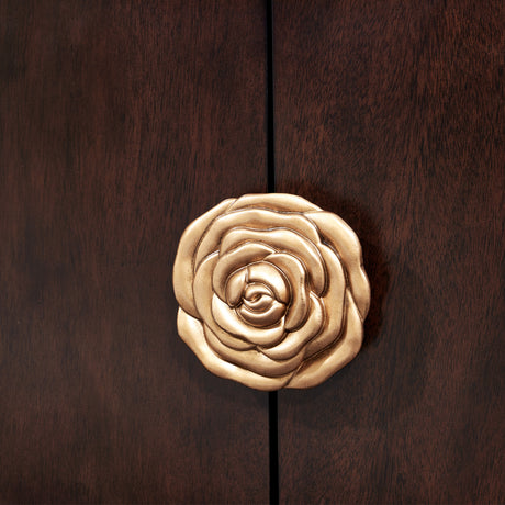 Camellia Field Pecan Warm Pecan Camellia Field Media Cabinet Warm Pecan from Michael Amini - Luna Furniture