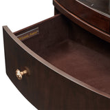 Camellia Field Pecan Warm Pecan Camellia Field Display Cabinet 2pc Warm Pecan from Michael Amini - Luna Furniture