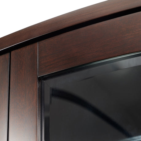 Camellia Field Pecan Warm Pecan Camellia Field Display Cabinet 2pc Warm Pecan from Michael Amini - Luna Furniture