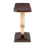 Camellia Field Pecan Warm Pecan Camellia Field Console Table Warm Pecan from Michael Amini - Luna Furniture