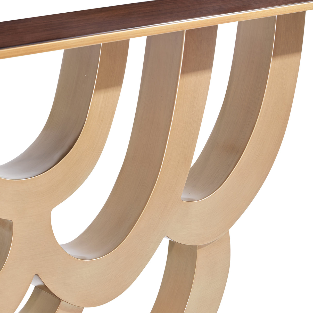 Camellia Field Pecan Warm Pecan Camellia Field Console Table Warm Pecan from Michael Amini - Luna Furniture