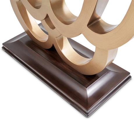Camellia Field Pecan Warm Pecan Camellia Field Console Table Warm Pecan from Michael Amini - Luna Furniture