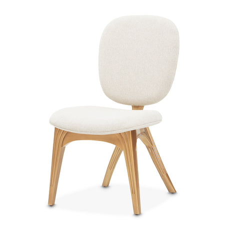 Camellia Field Pecan Warm Pecan Camellia Field Vanity Chair Warm Pecan from Michael Amini - Luna Furniture