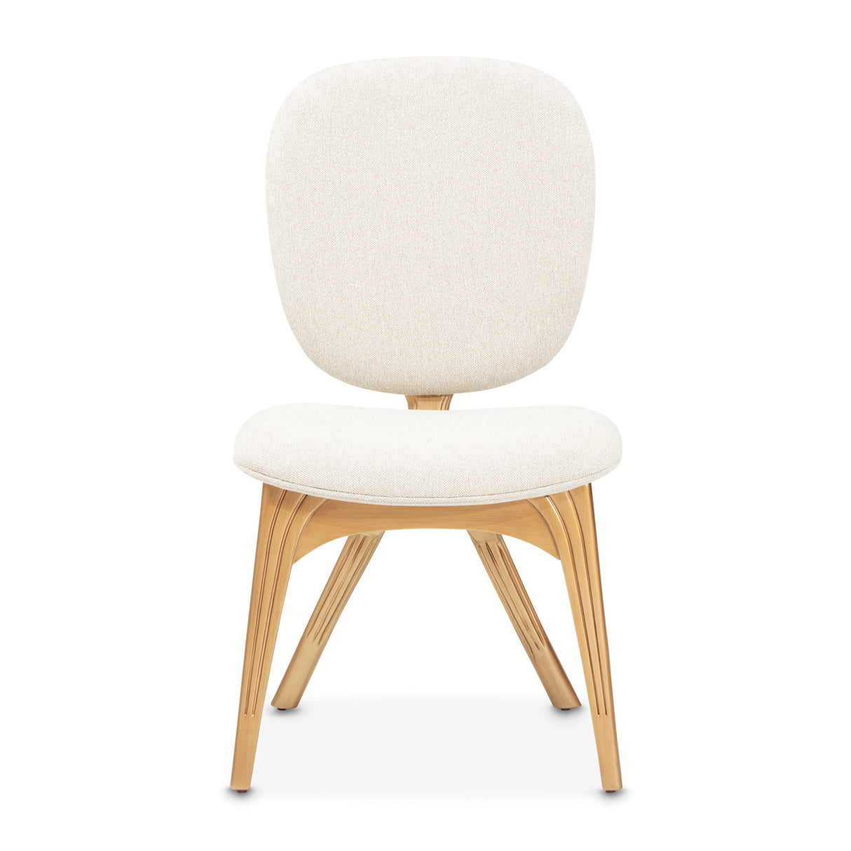 Camellia Field Pecan Warm Pecan Camellia Field Vanity Chair Warm Pecan from Michael Amini - Luna Furniture