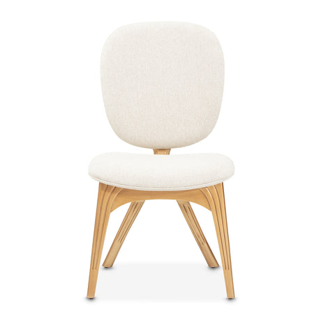 Camellia Field Pecan Warm Pecan Camellia Field Vanity Chair Warm Pecan from Michael Amini - Luna Furniture