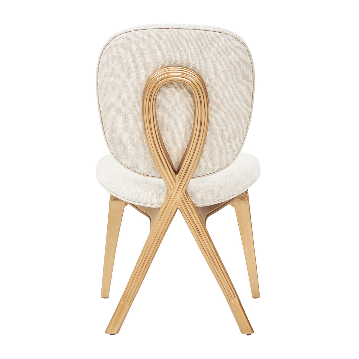 Camellia Field Pecan Warm Pecan Camellia Field Vanity Chair Warm Pecan from Michael Amini - Luna Furniture