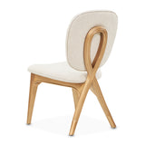 Camellia Field Pecan Warm Pecan Camellia Field Vanity Chair Warm Pecan from Michael Amini - Luna Furniture