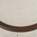 Camellia Field Pecan Warm Pecan Camellia Field Round Bench Warm Pecan from Michael Amini - Luna Furniture