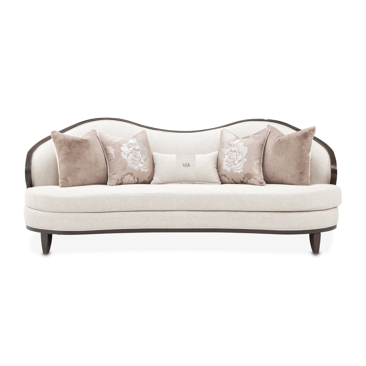 Camellia Field Pecan Warm Pecan Camellia Field Sofa Linen Warm Pecan from Michael Amini - Luna Furniture