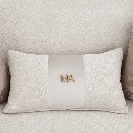 Camellia Field Pecan Warm Pecan Camellia Field Sofa Linen Warm Pecan from Michael Amini - Luna Furniture
