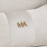 Camellia Field Pecan Warm Pecan Camellia Field Sofa Linen Warm Pecan from Michael Amini - Luna Furniture