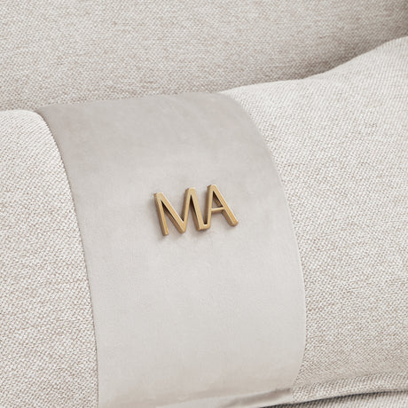 Camellia Field Pecan Warm Pecan Camellia Field Sofa Linen Warm Pecan from Michael Amini - Luna Furniture
