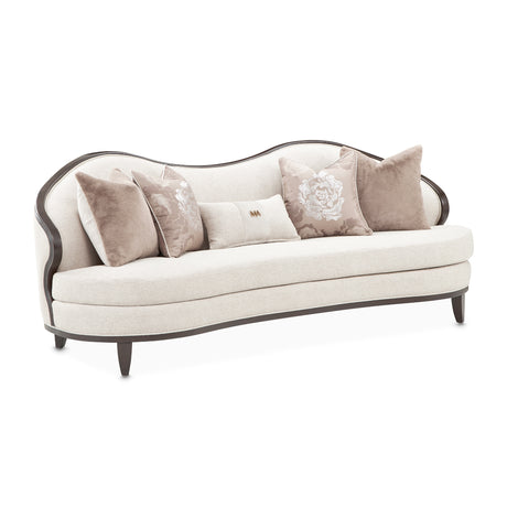 Camellia Field Pecan Warm Pecan Camellia Field Sofa Linen Warm Pecan from Michael Amini - Luna Furniture
