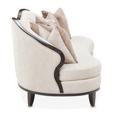 Camellia Field Pecan Warm Pecan Camellia Field Sofa Linen Warm Pecan from Michael Amini - Luna Furniture
