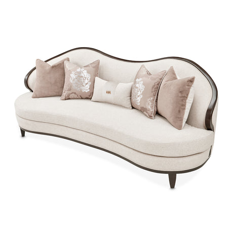 Camellia Field Pecan Warm Pecan Camellia Field Sofa Linen Warm Pecan from Michael Amini - Luna Furniture