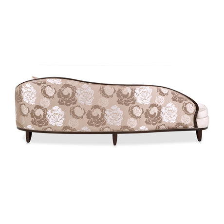 Camellia Field Pecan Warm Pecan Camellia Field Asymmetrical Sofa Linen Warm Pecan from Michael Amini - Luna Furniture