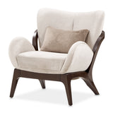 Camellia Field Pecan Warm Pecan Camellia Field Accent Chair Porchini Warm Pecan from Michael Amini - Luna Furniture