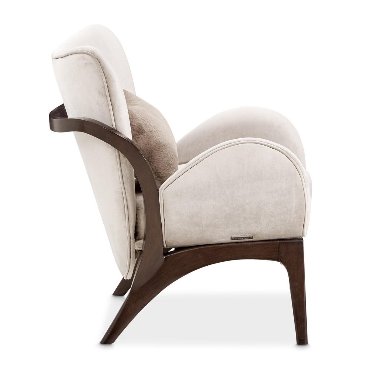 Camellia Field Pecan Warm Pecan Camellia Field Accent Chair Porchini Warm Pecan from Michael Amini - Luna Furniture