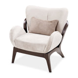 Camellia Field Pecan Warm Pecan Camellia Field Accent Chair Porchini Warm Pecan from Michael Amini - Luna Furniture