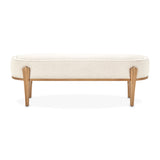 Camellia Field Pecan Warm Pecan Camellia Field Bench Warm Pecan from Michael Amini - Luna Furniture