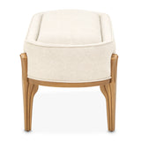 Camellia Field Pecan Warm Pecan Camellia Field Bench Warm Pecan from Michael Amini - Luna Furniture
