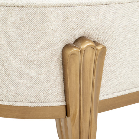 Camellia Field Pecan Warm Pecan Camellia Field Bench Warm Pecan from Michael Amini - Luna Furniture