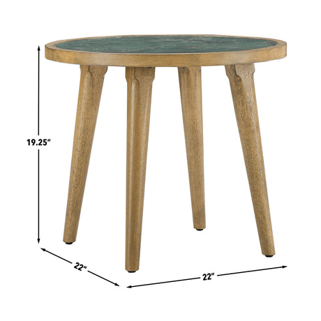 Novato Sintered Stone End Table from Steve Silver - Luna Furniture