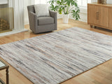 Nace Gray/Brown/White Large Rug from Ashley Furniture - Luna Furniture