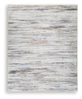 Nace Gray/Brown/White Large Rug from Ashley Furniture - Luna Furniture