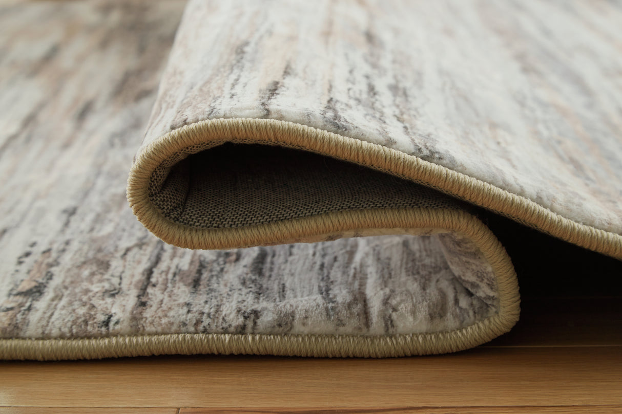 Nace Gray/Brown/White Large Rug from Ashley Furniture - Luna Furniture