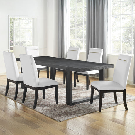 Yves 95-inch Dining Table with 18″ leaf from Steve Silver - Luna Furniture