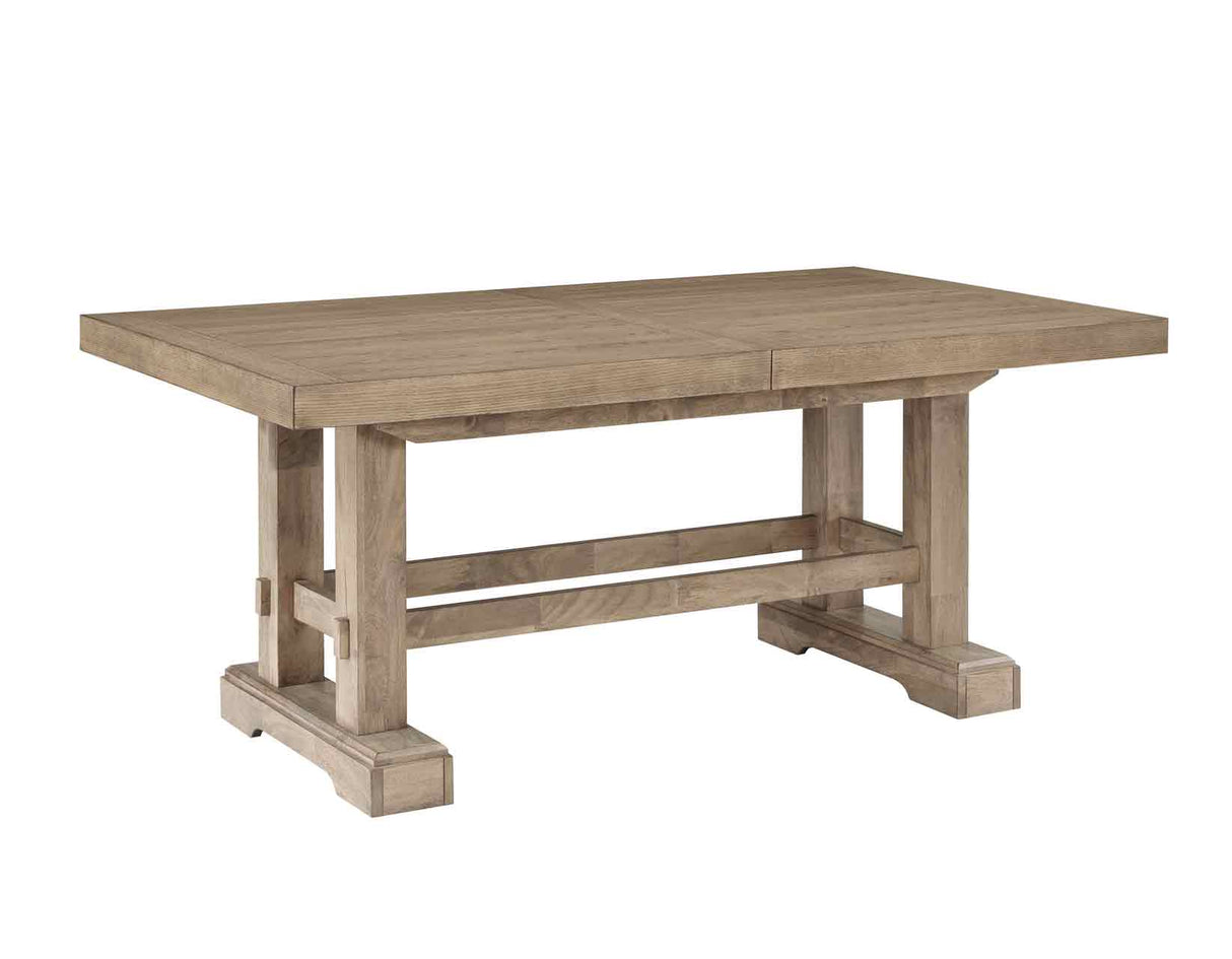 Napa 108-inch Dining Table with 2/18-inch Leaves, Sand from Steve Silver - Luna Furniture